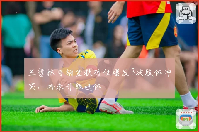 王哲林与胡金秋对位爆发3次肢体冲突，均未升级违体